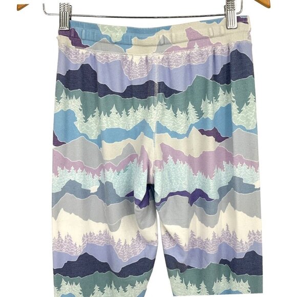 Aspen Dream Size XS Cozy Pajama Bottoms Rocky Mountain Blue Multicolor PJs Sleep - Picture 5 of 8